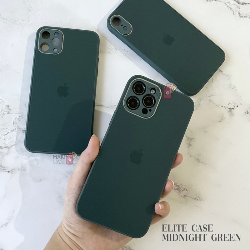 Elite Case - White Plum Midnight Green