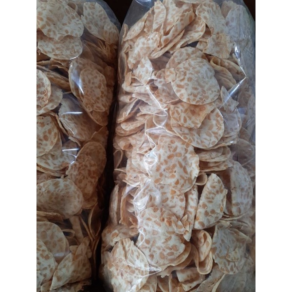 

KERIPIK TEMPE 1KG(1000GR)/TEMPE SAGU DAN TEMPE TEPUNG/SNACK KILOAN