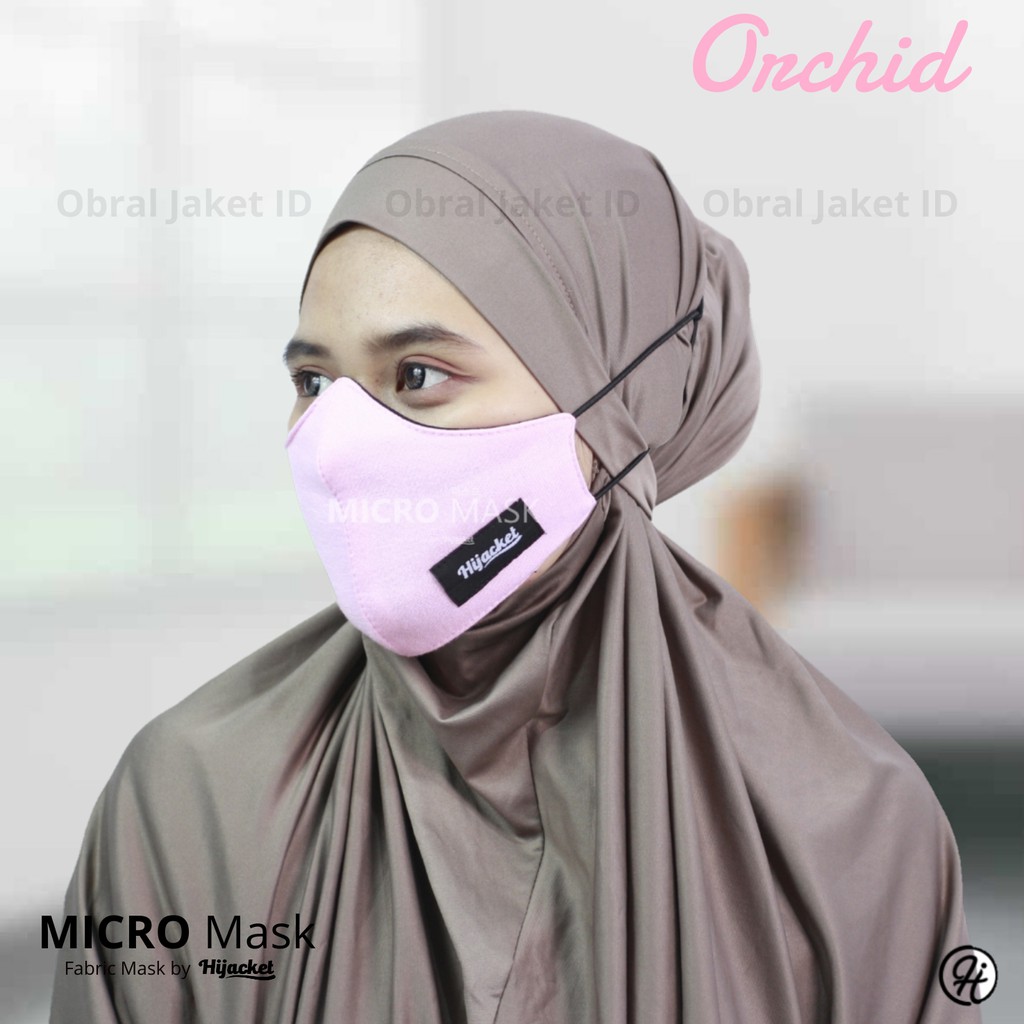 Masker Kain Hijab Polos-ORCHID