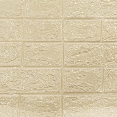 ✧YUKSHOPING✧ Wallpaper Dinding Foam 3D / Stiker Wallpaper Dinding Mini Dekorasi / Wallpaper 3D R461-KUNING MUDA