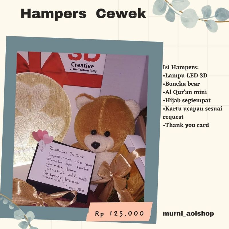 

Hampers Cewek Kado Valentine
