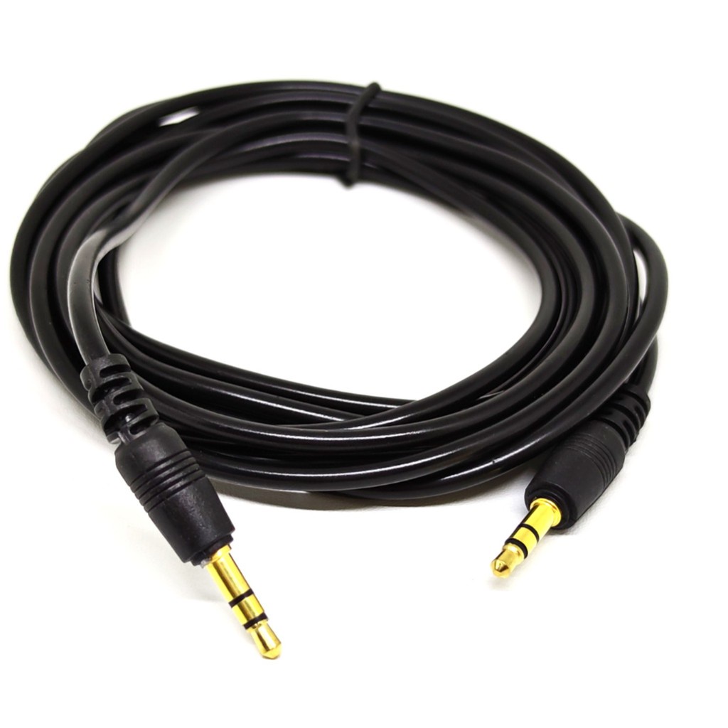 KABEL MALE TO MALE WIRED AUDIO JACK 3.5 PANJANG 5M 5 M 5 METER GOLD PLATED KABEL AUX HIGH QUALITY