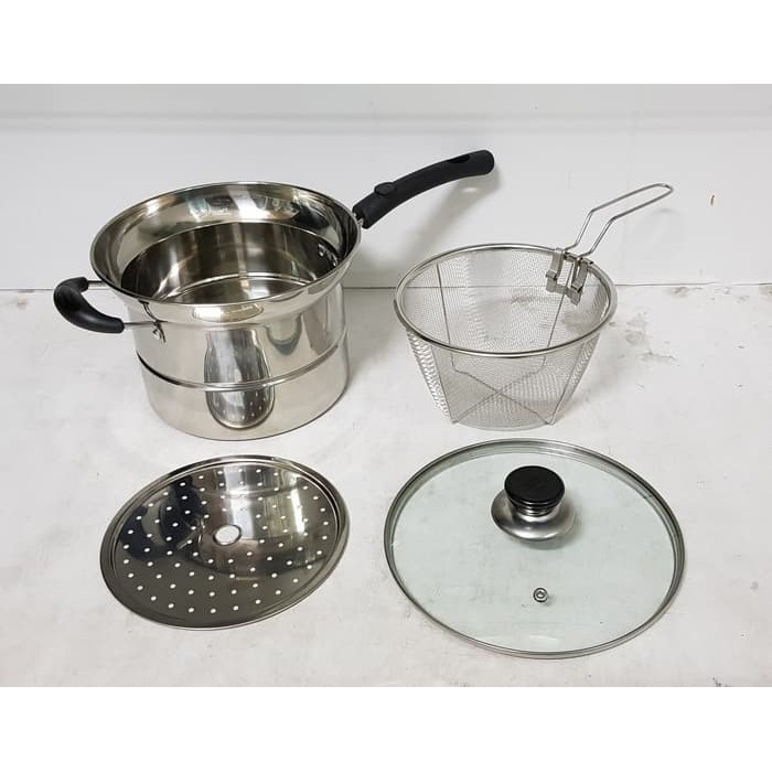 Panci Deep Fryer plus Steamer Vavinci
