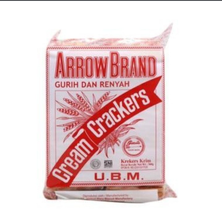 

Arrow brand Cream crackers UBM krim krekers 350 gram