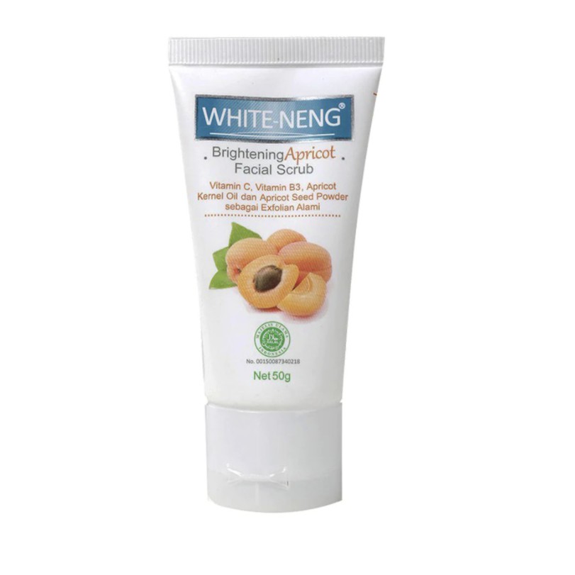 Scrub Whiteneng White-neng Brightening Apricot Facial Scrub 50 Gram