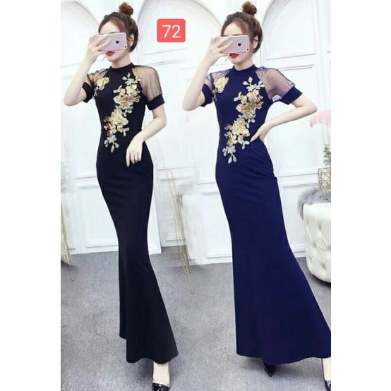 LONG DRESS COTTON PREMIUM IMPORT 72#