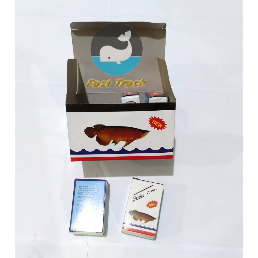 HOBIE FISHES ASLI ORIGINAL 100 KAPLET / 10 KOTAK TERMURAH!