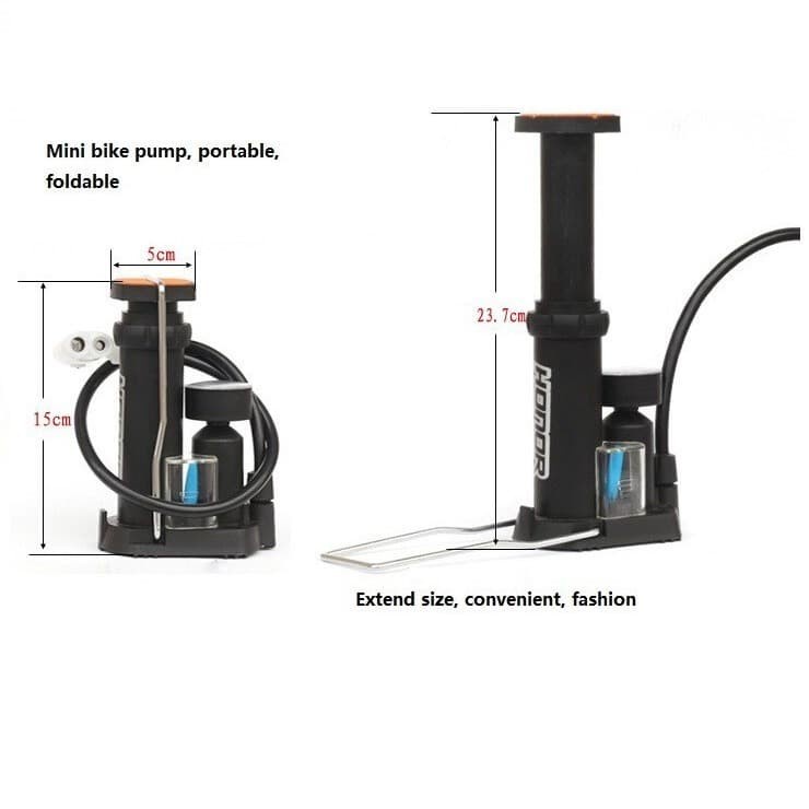 Honor Pump High Pressure Portable Pompa Angin Serbaguna - FP1540D - Black