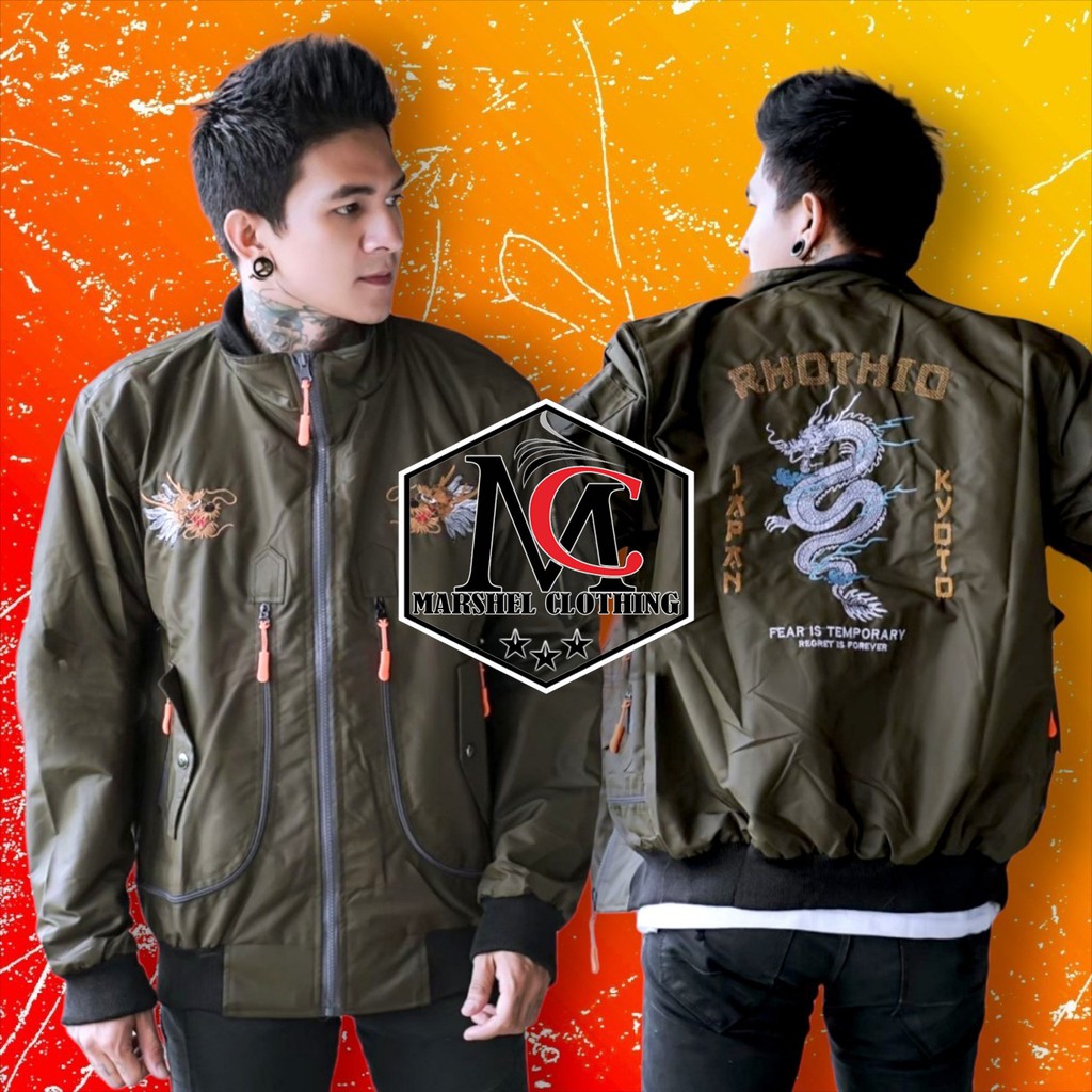 RCL - JAKET BOMBER SUKAJAN/BOMBER JAKET SUKAJAN TERBARU 2021/JAKET SUKAJAN BORDIR PRIA/JAKET