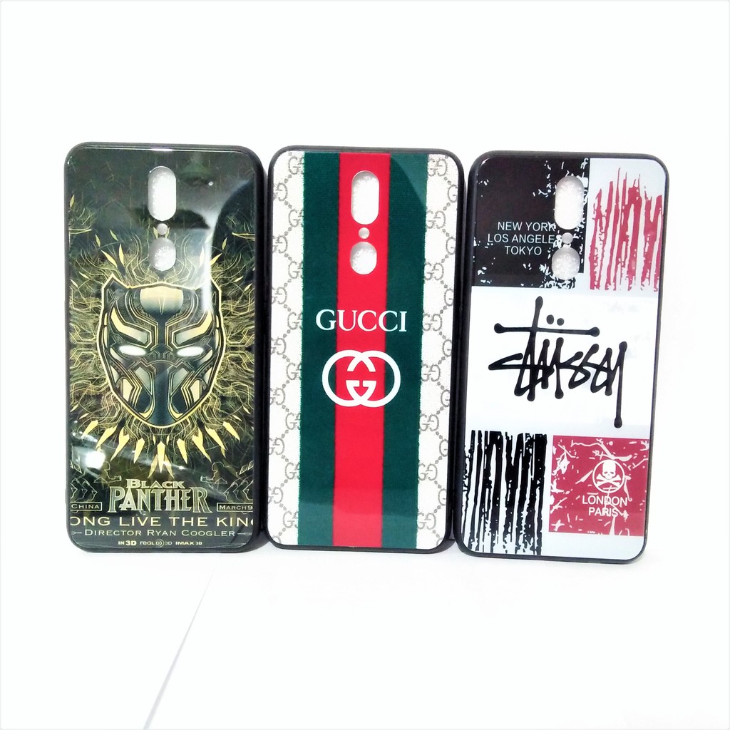 Case Glass Karakter For OPPO F11