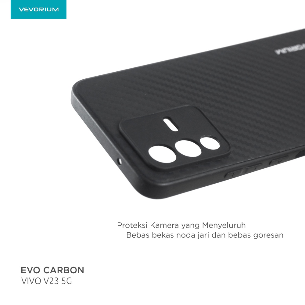 VEVORIUM EVO CARBON Vivo V23 5G V23E V23e Soft case Ultra Slim