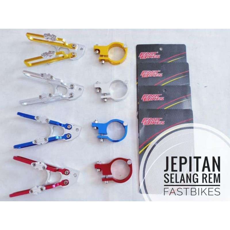Kleman Jepit Selang Kabel Rem Variasi Motor Beat Mio Vario Scoopy Satria FU CB150 Vixion GSX