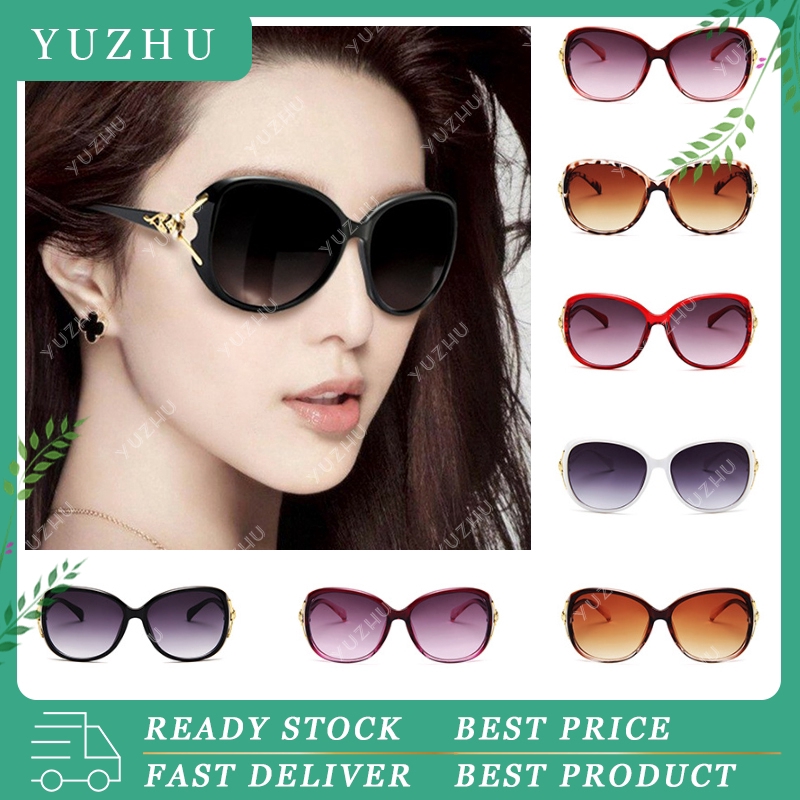 (YUZHU) Ready Stock Kacamata Wanita Kacamata Klasik Kacamata Hitam Anti UV