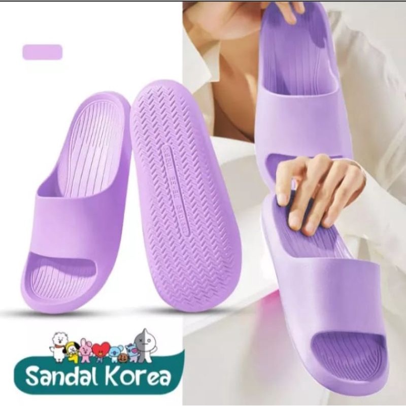 Sandal Wanita Eva karet Sandal Cewek Polos Sandal Rumah Cewek Sandal Jelly Kekinian Sandal Korean Styl