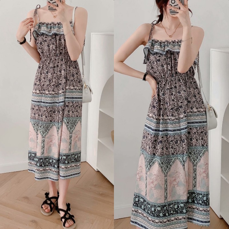 Summer Dress, Dress Import 62352 - Black Summer Retro (S,M,L)