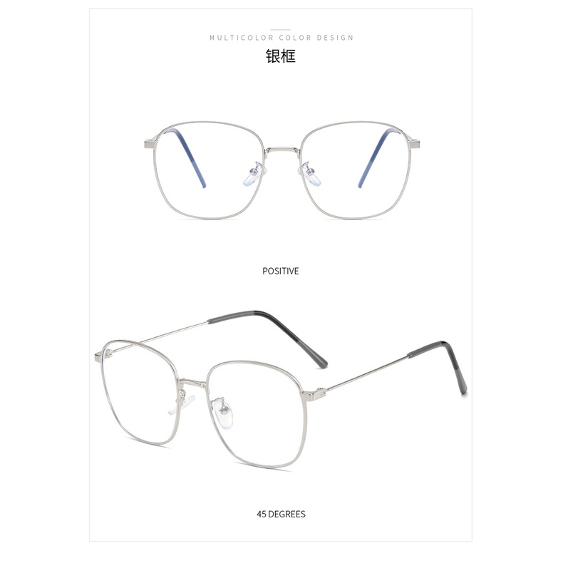 (YUZHU) TERSEDIA &amp; COD Frame Kacamata Anti Radiasi Wanita Kaca Mata Photochromic Retro Gaya Cewek Eyeglasses