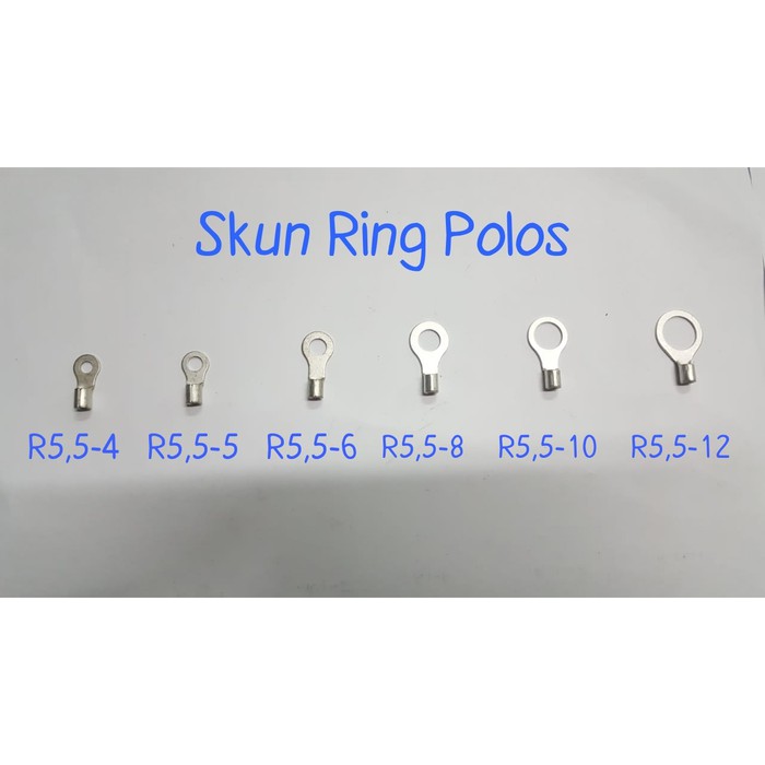 Skun Kabel Ring O Non Isolated 5.5-5 / Skun VR 5.5-5 POLOS/Skun 6mm ~El~Xt1~