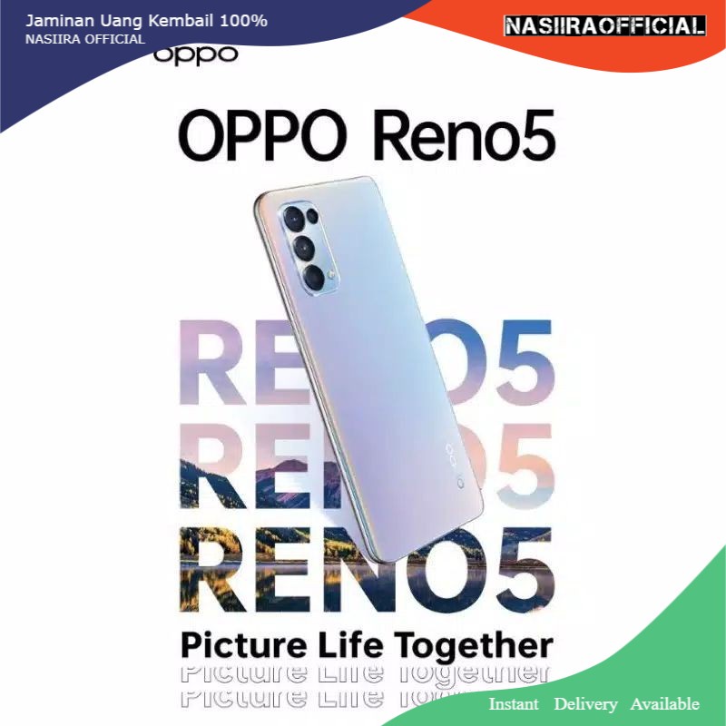 OPPO RENO 5 RAM  8/128 NEW/BARU FULL SET