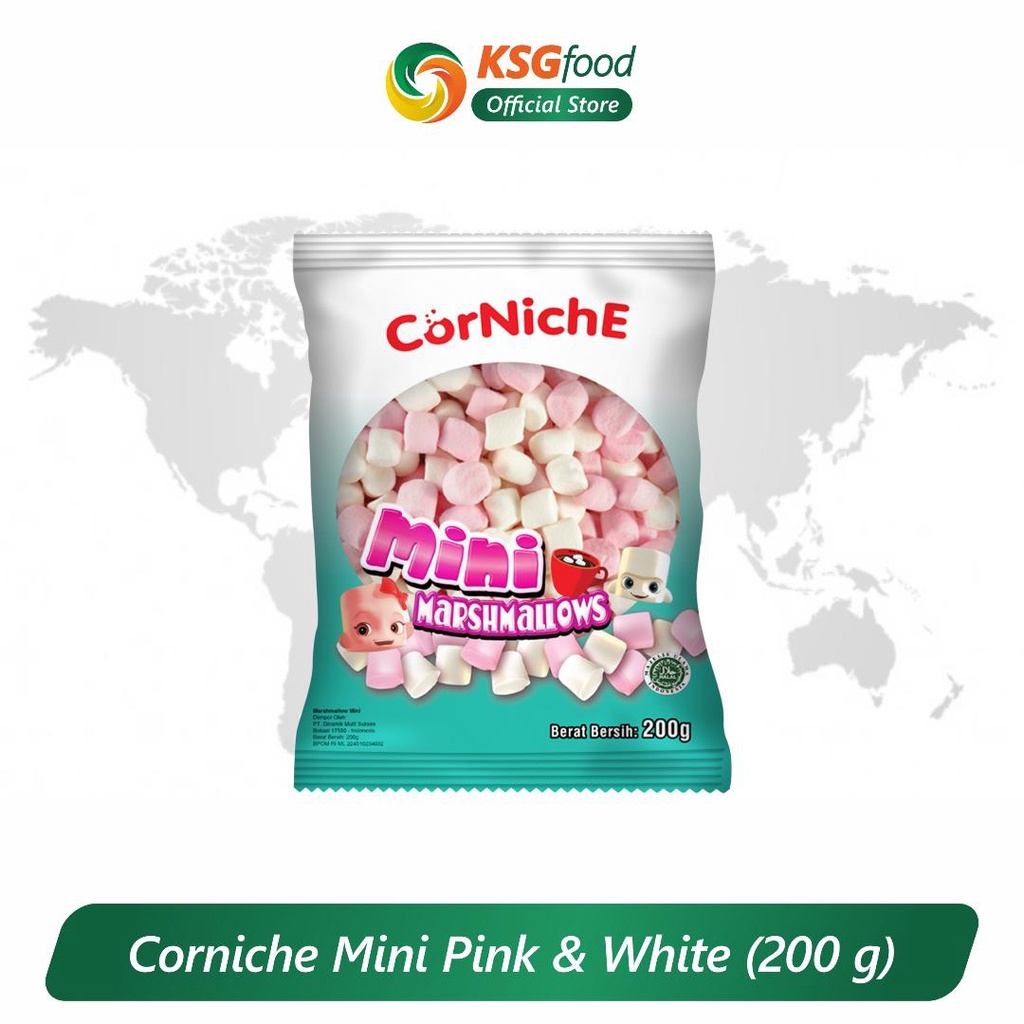 

CORNICHE MINI PINK&WHITE MARSHMALLOW [200GR]