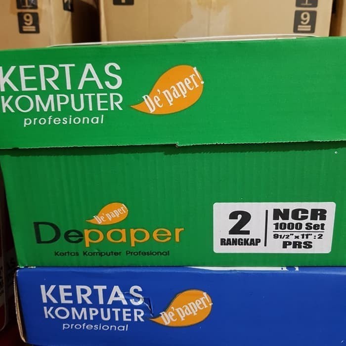 

KERTAS CONTINUOUS FORM Depaper 2ply PRS NCR 2 ply 9,5 × 11' : 2