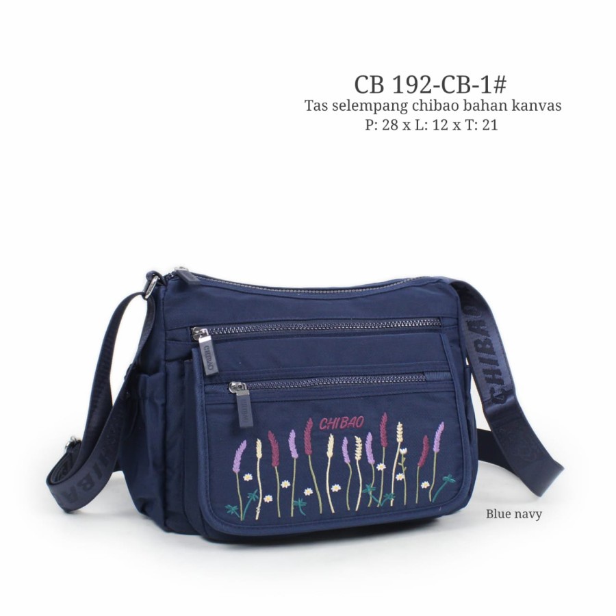 READY TAS SELEMPANG WANITA CHIBAO BORDIR #CB 192-CB-1