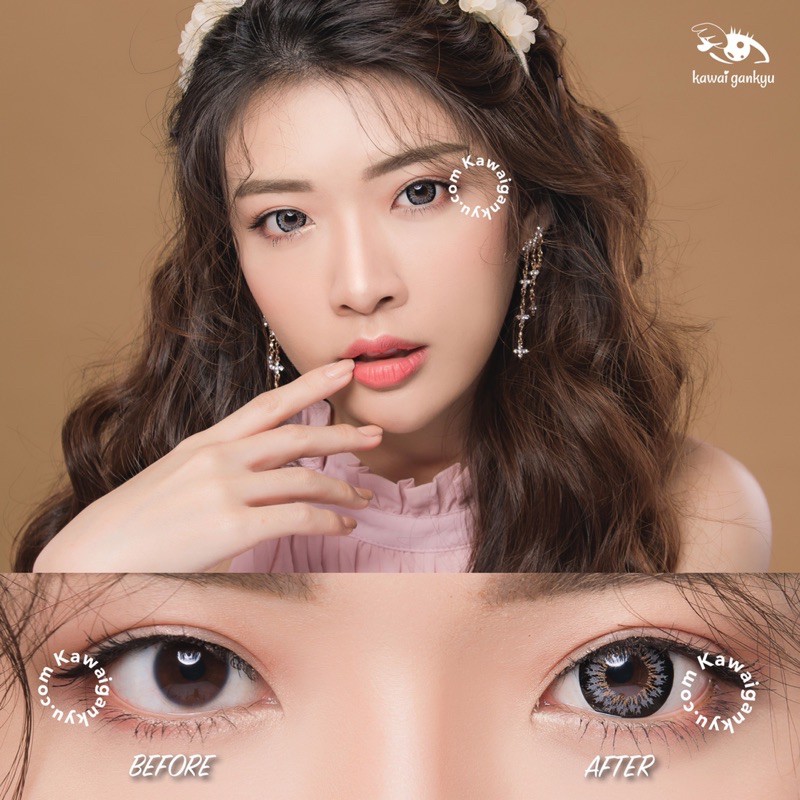 KawaiGankyu softlens - Princess 325 gray (1botol)