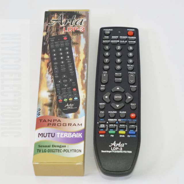 Remot tv ARTA LDP3 TV LG DIGITECH POLYTRON