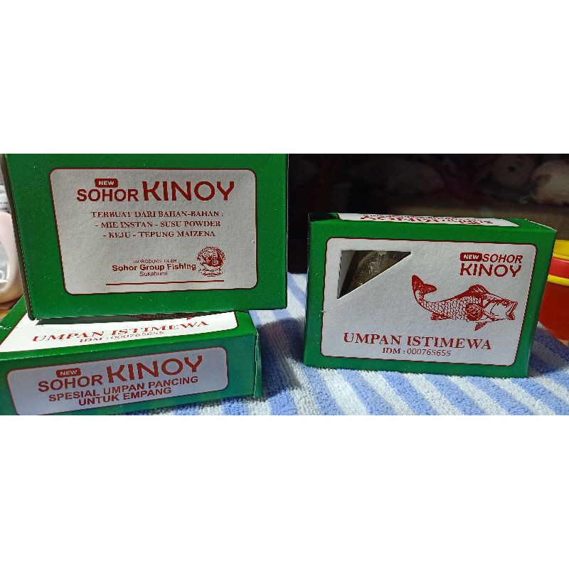 2 pcs Umpan New Sohor Kinoy Dus Hijau