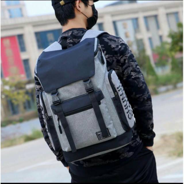 Tas pria bomber tas ransel pria