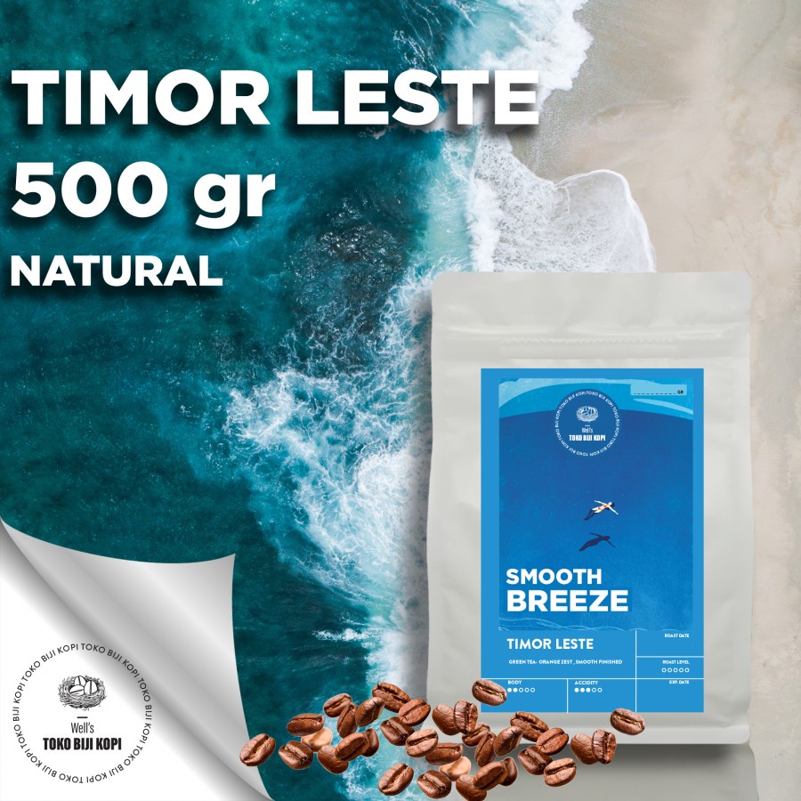 

KOPI ESPRESSO FULL ARABIKA TIMOR TIMUR SMOOTH BREEZE - 500 GRAM