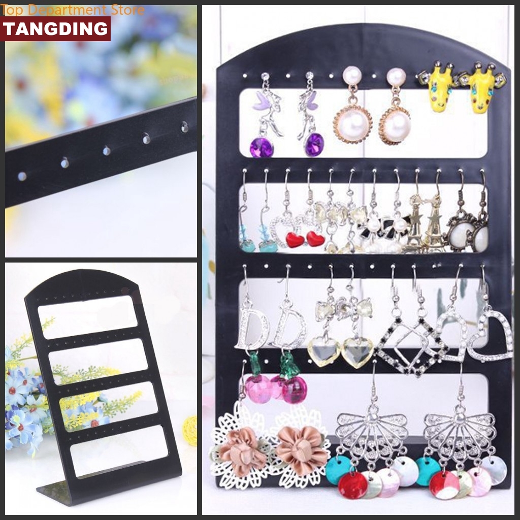 Holder Display Penyimpanan Perhiasan Anting Bahan Plastik