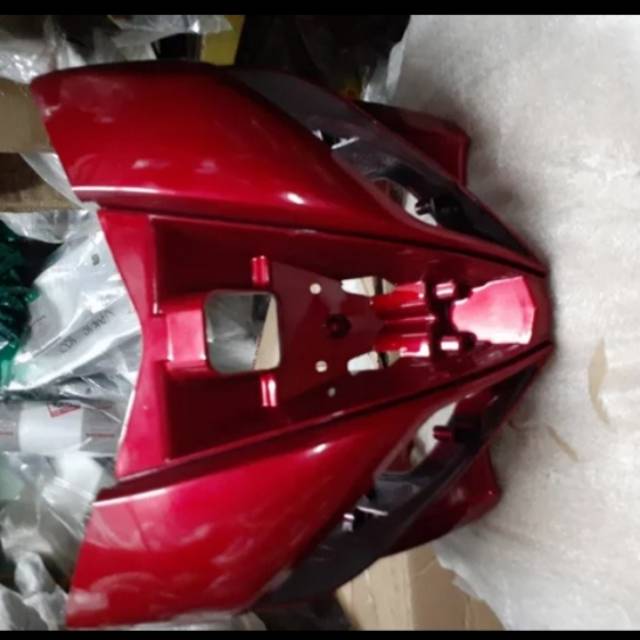 tameng panel depan jupiter z 2010 merah maroon