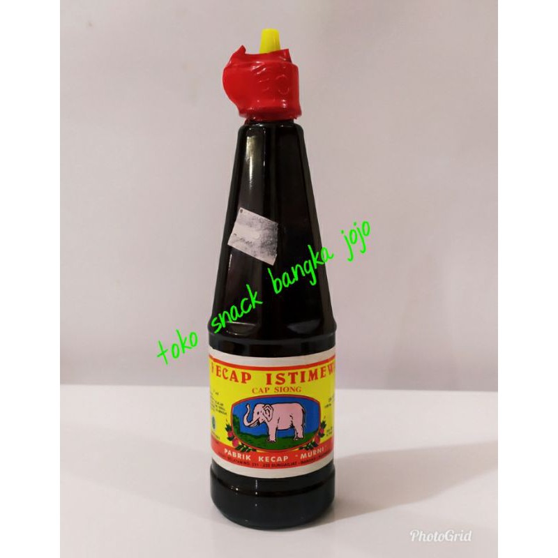 

Kecap Istimewa Cap Siong / Gajah Bangka 300ml oleh oleh bangka makanan khas bangka toko snack jojo