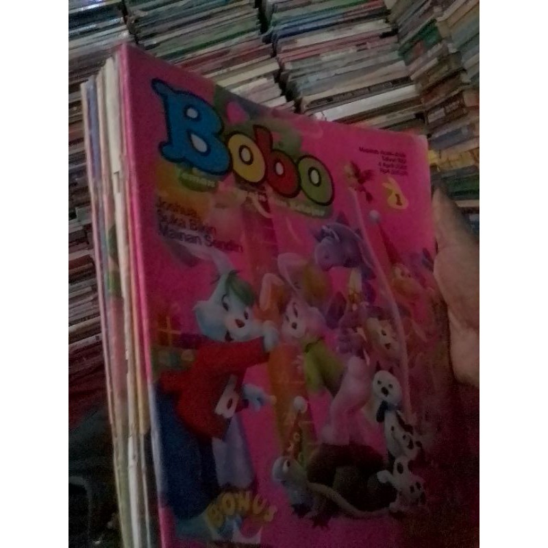 majalah bobo seri lengkap + bonus 1 edisi jadul 2002