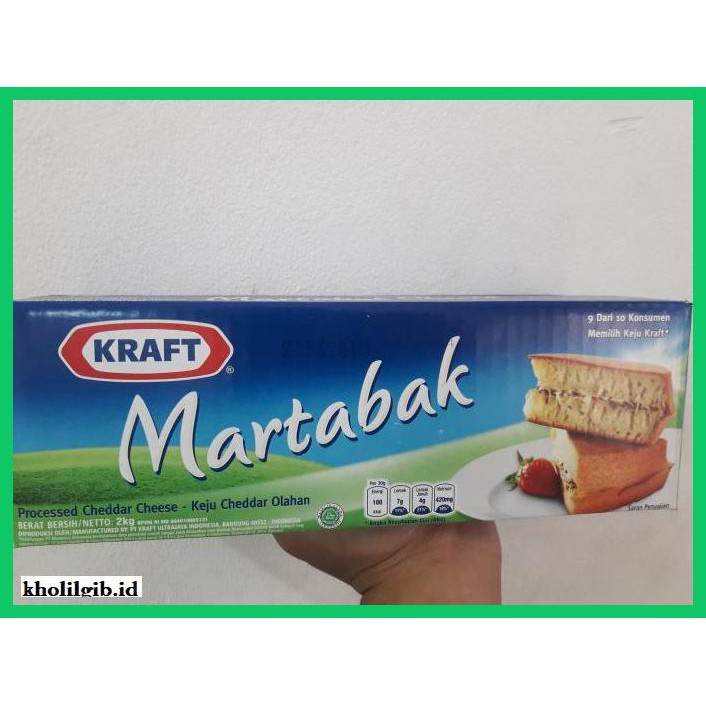 

Ujekujek- Kraft Cheddar Martabak @2Kg -Original.