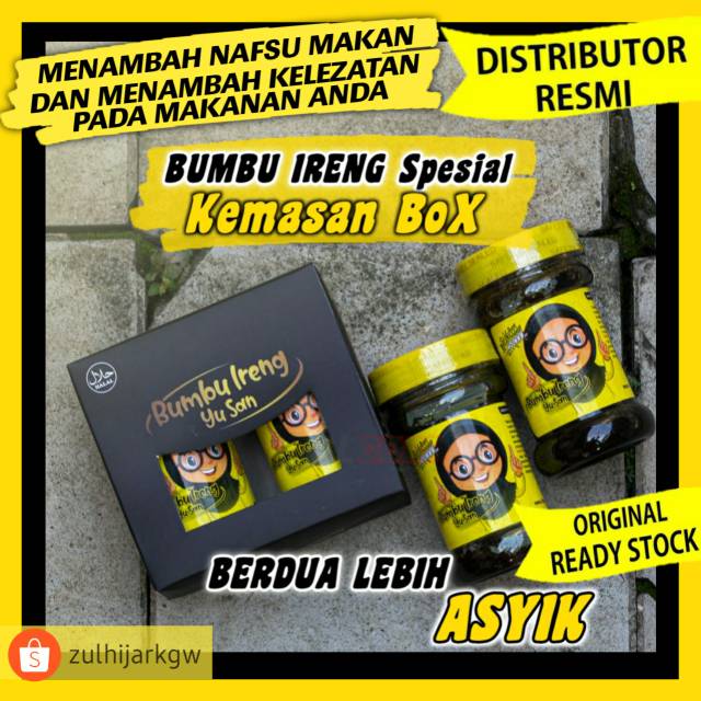 

BUMBU IRENG YU SAN Paket Hemat 2 Botol