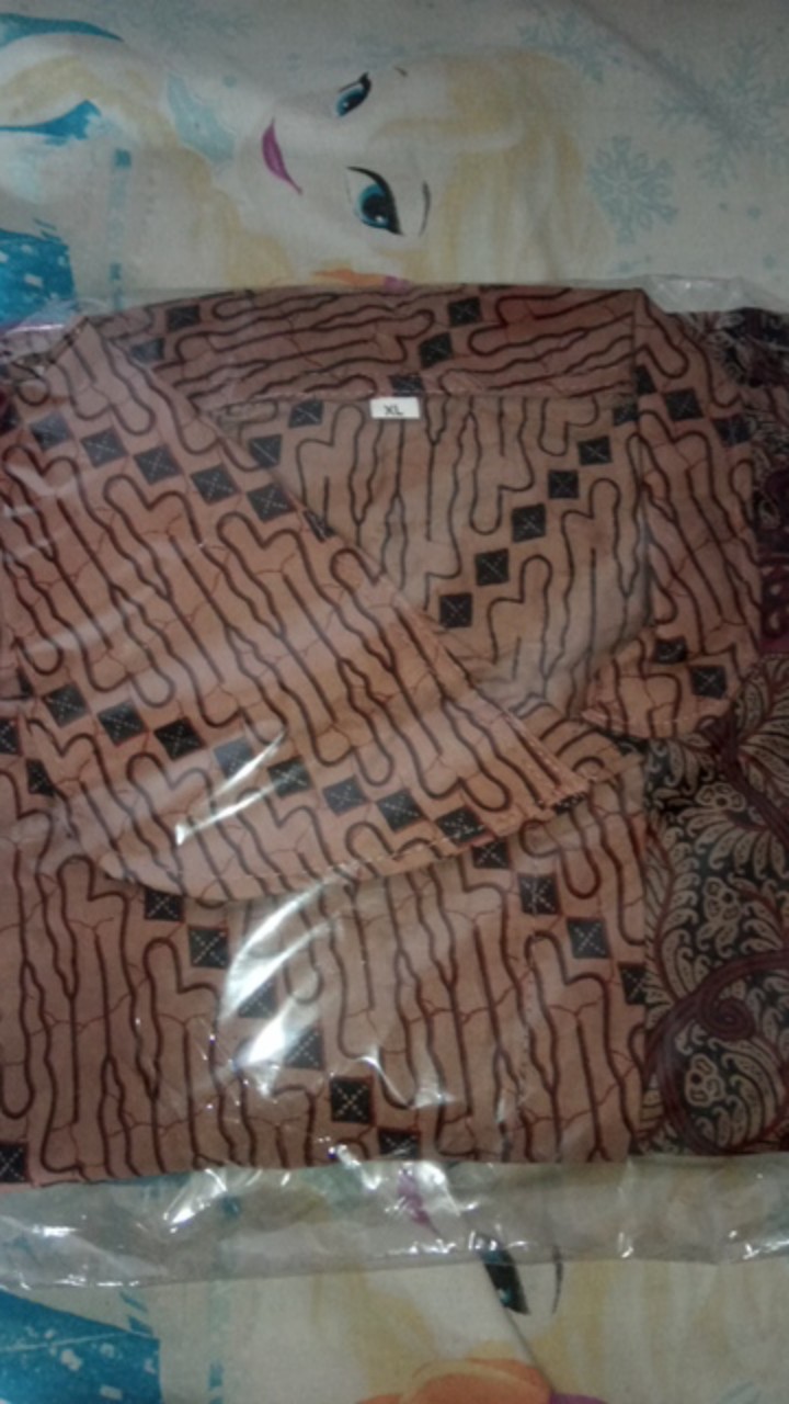 Dress Batik Tunik Seling Genes Kombi All Size Lengan Pendek Dan Lengan Panjang