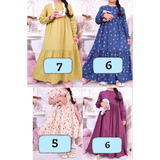 LITTLE DITSY PAW NAVY 6  LITTLE DITSY TREE SUMMER 5 DITSY APRIL FRECCIA PINK XL