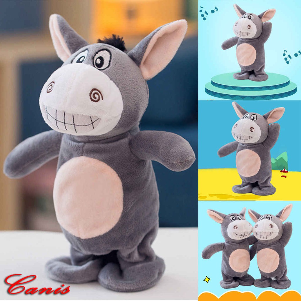 Keledai Donkey Boneka Rekam Bicara Berjalan Talking Donkey Walking