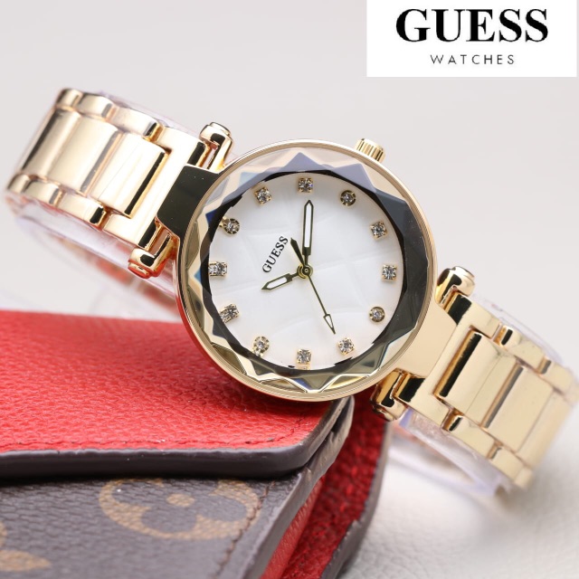 TERMURAH!! Jam tangan wanita guess kaca bling-bling kualitas premium