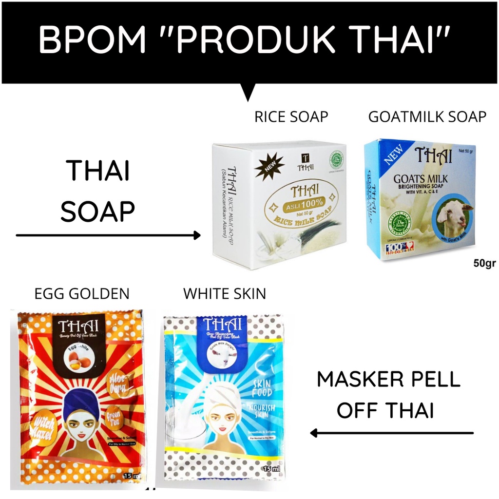 THAI SOAP 50GR - PELL OFF THAI (MASKER THAI)