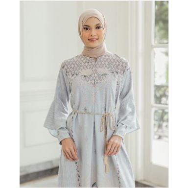GEULIS GAUDY DRESS BLUE (READY)