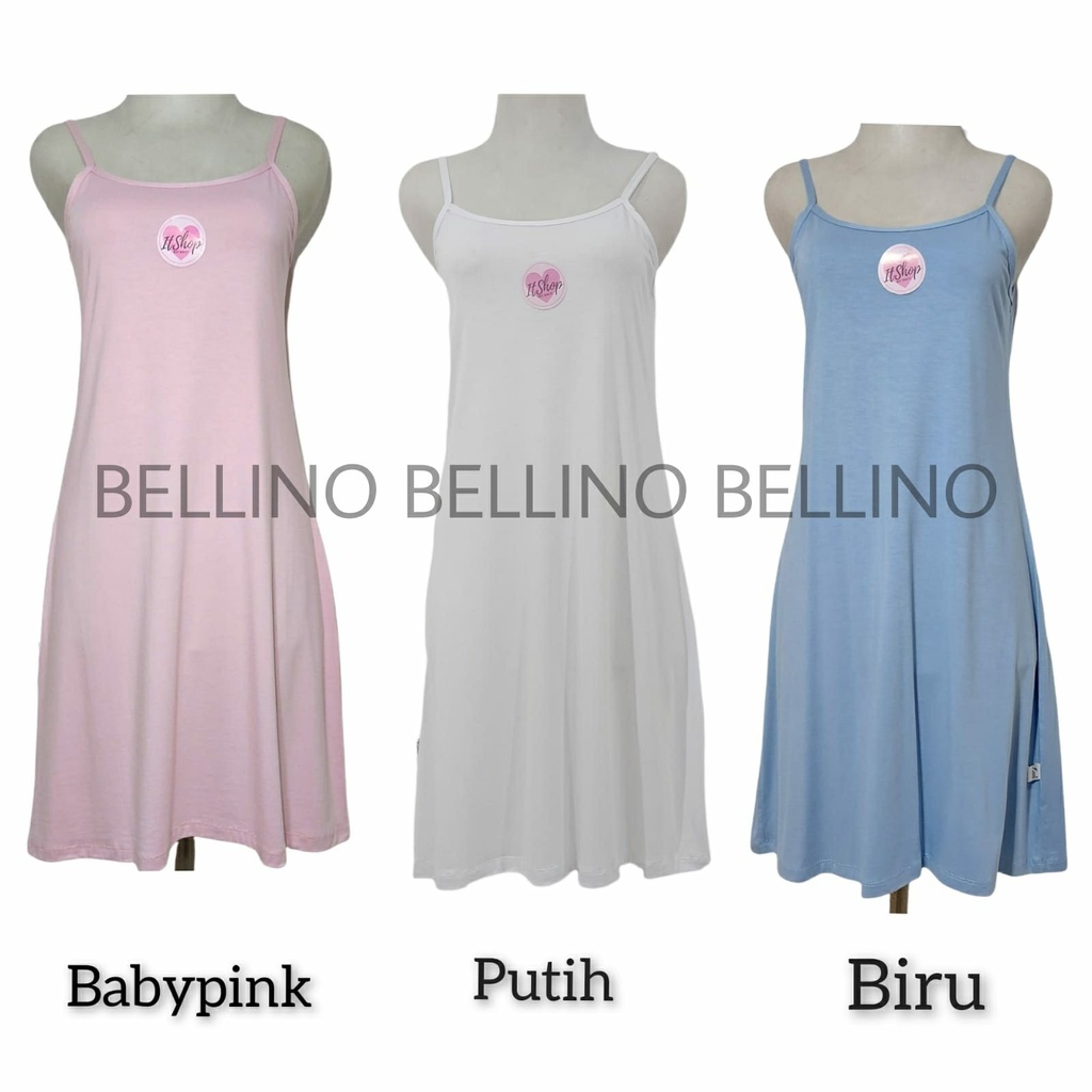 Tanktop Midi Wanita Allsize Jumbo Fit XXL 3L Premium Banyak Pilihan Warna Longdress Muat Jumbo Super Soft Tanktop Tali Model Panjang Fit 3L Jumbo Strech Sleepdress