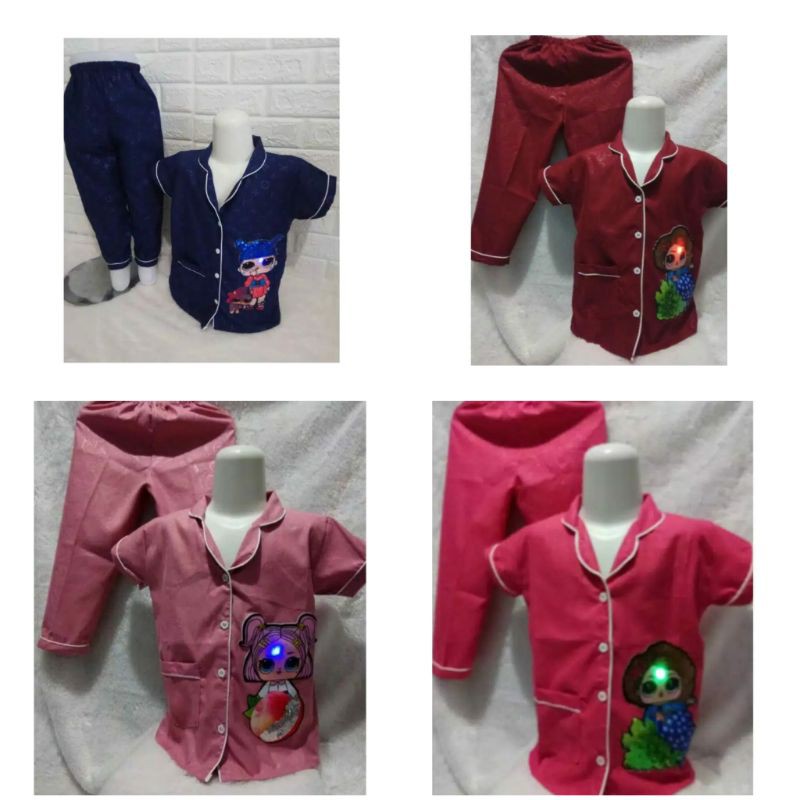 BAJU TIDUR/PIYAMA ANAK LOL [3-4TAHUN]
