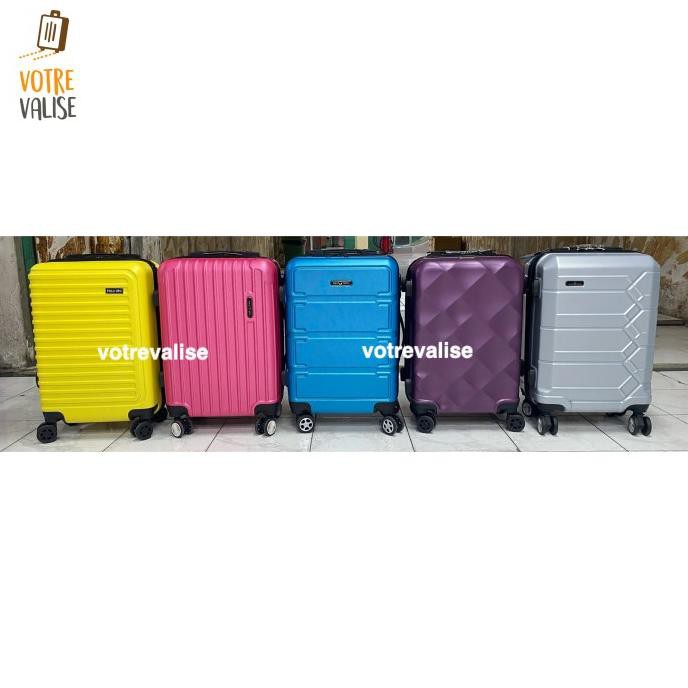Koper 20 inch fiber murah Polo Twin koper kabin tas travel