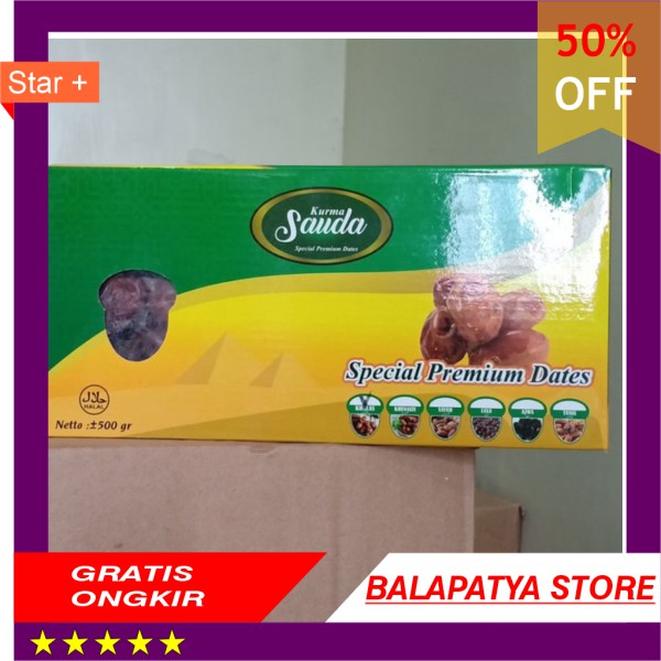 

TERLARIS !!! Kurma Sauda Dates Khalas kholas - United Arab Emirates 500 Gram