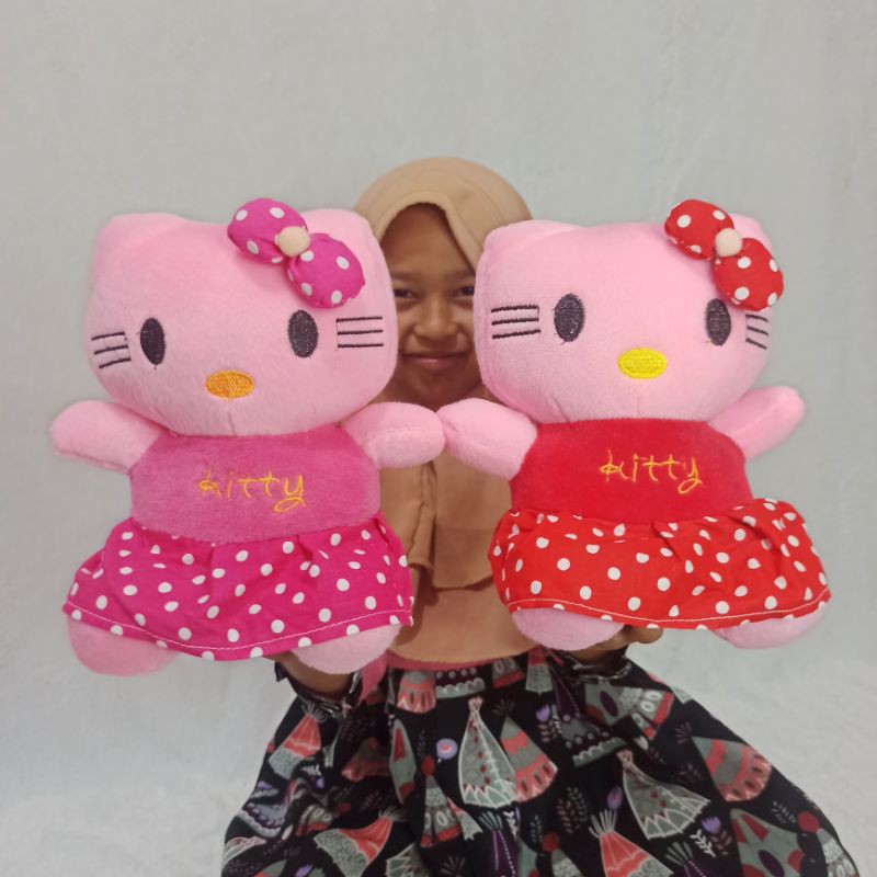 boneka hello Kitty BAJU S MURAH 21cm