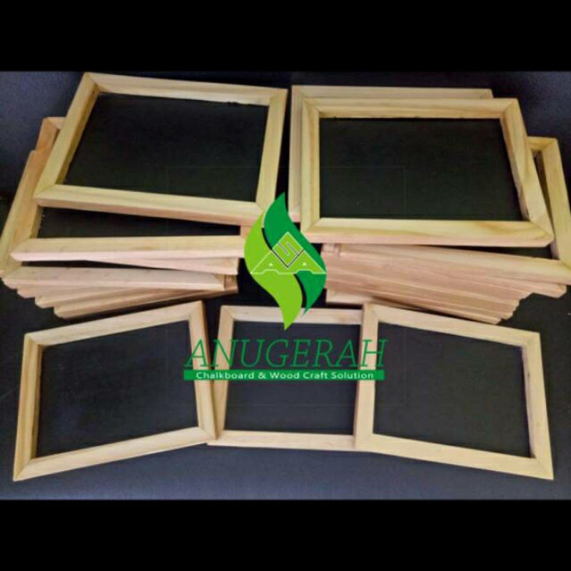 

15x20cm Mini chalkboard papan tulis kapur papan tulis hitam blackboard papan ic