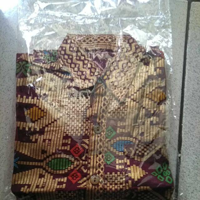 Gamis Syari Atasan Couple Sarimbit Batik Ramadhani Gayatri Prada