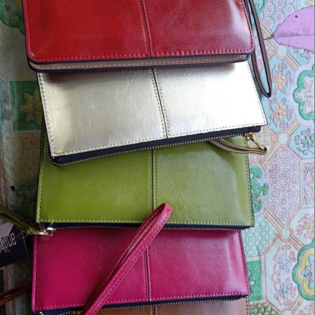 Dompet wanita import bahan kulit asli